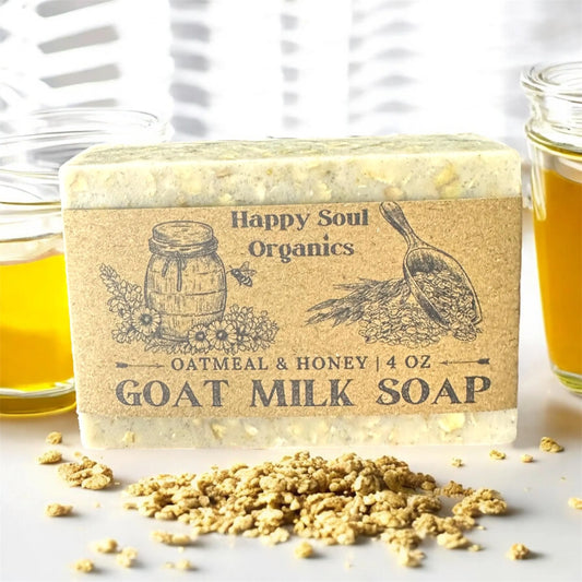 Oatmeal Honey Organic Goat Milk Soap