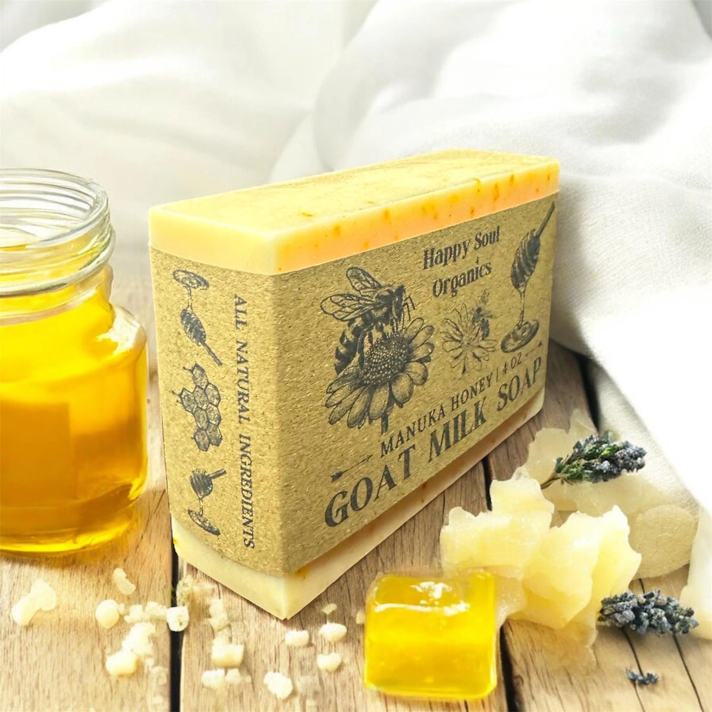 Manuka Honey Organic Goat Milk Soap