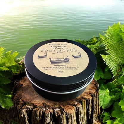 Organic Sea Salt Body Scrub All Natural