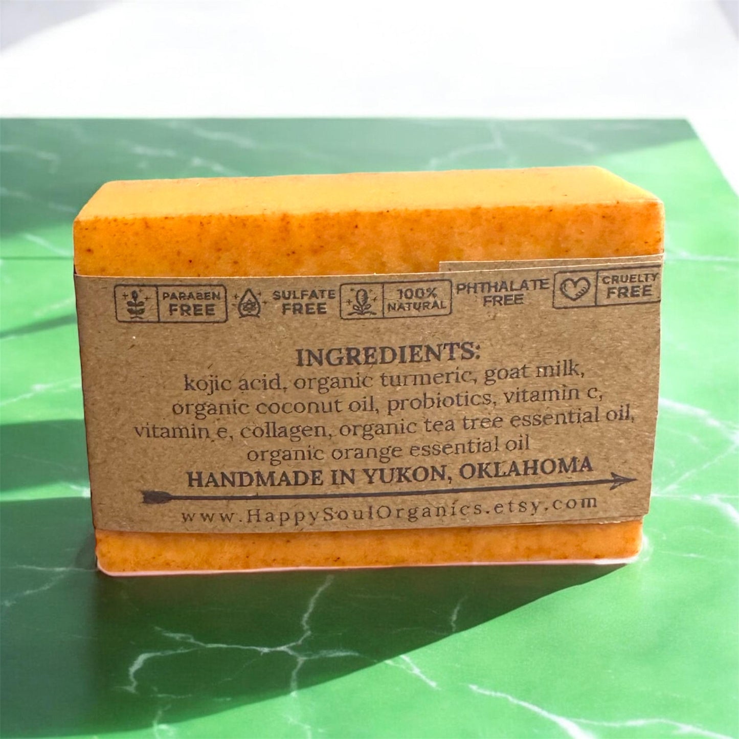 Kojic Acid Turmeric Organic Goat Milk Soap Bar