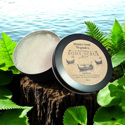 Organic Sea Salt Body Scrub All Natural