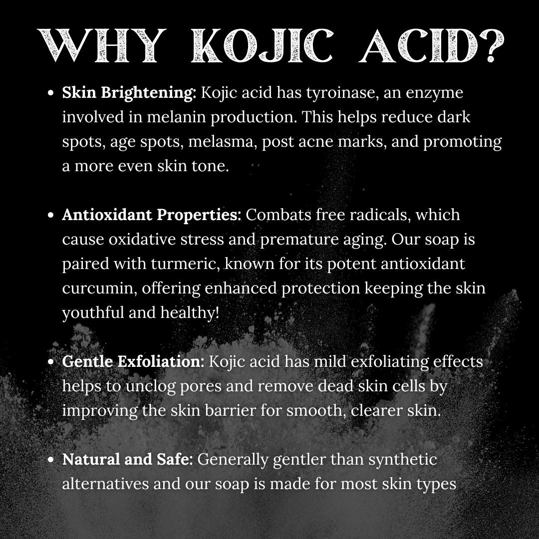 Kojic Acid Turmeric Organic Goat Milk Soap Bar